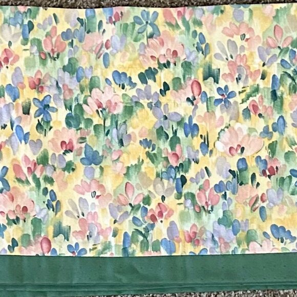 None Other - Floral Trimmed 15' Valance